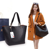 Women's Hand Bags Pu Leather Fashionable Handbags for Women Ladies Set Single Shoulder Messenger Bag Mother's Day Gift