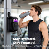 Magnetic Insulated Oxford Water Bottle Bag 40oz Ice Cup Sleeve Crossbody Handbag for Diving Fitness Sports Gym Bag