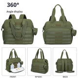 Camo Black Diaper Backpack for Dad and Mom, Father's Bag for Hospital with DADDY BAG Imprint, Baby Care Diaper Backpack