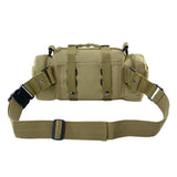Everyday Tactical Men's Fanny Pack with Zippered Pockets Adjustable Waist Belt Hip Pouch Travel Outdoor Running Bag