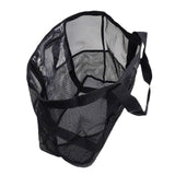Large Capacity Portable Nylon Cut Mesh Design Shoulder Beach Bag for Beach Bathroom Toy Clothes Washing for Outdoor Use Storage
