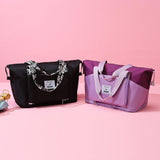 Color Block Foldable Custom Gym Bag Oxford Material Short Distance Business Travel Carry on Dry Wet Bag Zipper Closure Fashion
