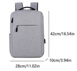 Classic Unisex Student & Office Computer Bag Custom Nylon Anti-Theft Waterproof Laptop Backpack for School Use
