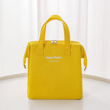 Travel Portable Meal Bag Thermal Bag Custom Oxford Cloth Large Capacity Insulated Bento Bag With Logo