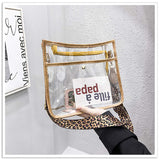 Women's Transparent PVC Crossbody Bag Hot Sale Clear Shoulder Messenger Purse with Strap for Summer Spring Autumn Seasons