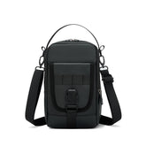 New Sports Zipper Box Shape Single-Shoulder Bag Men's Outdoor Punk Crossbody Waterproof Tool Cycling Phone Magnetic Gym Bag