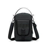 New Sports Zipper Box Shape Single-Shoulder Bag Men's Outdoor Punk Crossbody Waterproof Tool Cycling Phone Magnetic Gym Bag