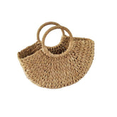 Eco-Friendly Summer Handbags Lady Handmade Pouch Rattan Tote Bag Straw Shopping Bags
