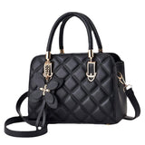 Office Handbags Beautiful Pink Cute Design Zipper Closure Soft Polyester Lining Letter Hot Sales
