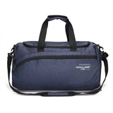 Unisex Travel Bag Business Outdoor Waterproof Polyester Dry Wet Separation Independent Shoe Compartment Sports Fitness Bag