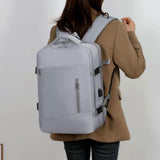 Unisex Oxford Polyester Waterproof Backpack Large Capacity Laptop Computer Handbag Softback Cross-border Travel Bag