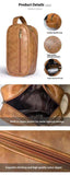 Portable High-End Handheld Makeup Storage Bag for Men Waterproof Zipper Large Capacity Hot-Selling for Travel Makeup Bags