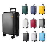 High Quality Men's Women's Fashionable PC Hard Shell Zipper Suitcase Aluminum Frame Large Carry-on Alloy Spinner Travel Trip