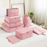 8pcs Sets Travel Organizer Bags Large Capacity Luggage Packing Cubes Travel Laundry Storage Bag