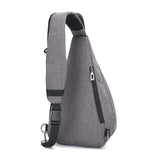 Men and Women's Fashion USB Multifunctional Hiking Cross Body Backpack Single Shoulder Leisure Bag made of Polyester