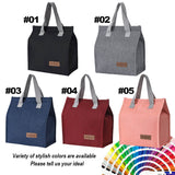 Fashionable Design Polyester Insulated Picnic Bag with Logo Portable Vintage Summer Student Lunch Bag