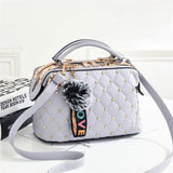 Trends Popular Pink Pu Leather Designer Fashion Shoulder Lady Tote Handbag