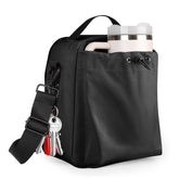 Oxford Insulated Water Bottle Lunch Bag Crossbody Picnic Outdoor Waterproof Ice 40oz Pouch Outdoor Tote Bag