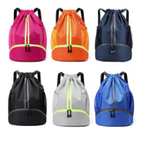 Fashionable Nylon Drawstring Backpack Quick-Drying and Waterproof Sports Bag with Polyester Lining