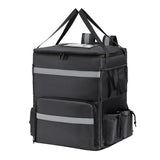 Custom Large Capacity Thermal Insulated Zipper Closure Backpack for Pizza Delivery Riders Multifunctional Cold-Proof Cooler Bag