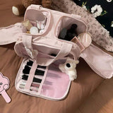 Cosmetics Bag Fashionable Lightweight for Women Large-Capacity Partitioned Eco-Friendly Travel Cute Portable for Toiletry Bag