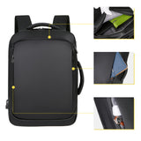 School Bags Large Capacity Leather Office Computer Bag Nylon Anti Theft Custom Travel Laptop Backpack With Usb