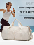 Sports Gym Bag for Women Travel Duffel Bag with Wet Pocket and Shoes Compartment for Training Swim Yoga Shopping Tote Travel Bag