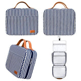 Large Capacity Waterproof Portable Travel Toiletry Bag Hanging Weekender Bag with Zipper Closure for Women and Men Makeup Case