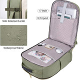 Spot Cross-Border Geometric Color Contrast Multi-Piece Waterproof Polyester Backpack Large Storage Business Travel Luggage Body