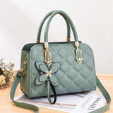 Office Handbags Beautiful Pink Cute Design Zipper Closure Soft Polyester Lining Letter Hot Sales