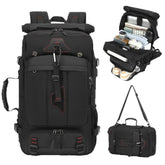 New Extra Large Capacity Casual Backpack for Men Outdoor Expandable Travel Boarding Luggage Bag with String Closure Waterproof