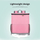 Large Capacity Double Shoulder Nylon Cooler Bag Fashionable Leak-Proof Backpack for Outdoor Picnics Cross-Border Letter