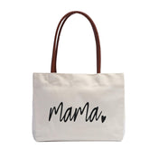 Reusable Foldable Shopping Mom Mama Bag Mother Gifts Momlife Tote Bag with Custom Printed Logo