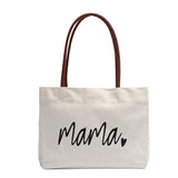 Reusable Foldable Shopping Mom Mama Bag Mother Gifts Momlife Tote Bag with Custom Printed Logo