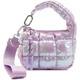 Makeup Pouch Custom Mini Handheld Storage Small Wrinkle Cloud Plaid Cotton Nylon Zipper Closure Casual Bags