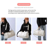 Sports Gym Bag for Women Travel Duffel Bag with Wet Pocket and Shoes Compartment for Training Swim Yoga Shopping Tote Travel Bag