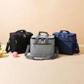 Oxford Outdoor Waterproof Lunch Bag Single Shoulder Crossbody for Picnic Bag Thickened Aluminum Film Fashionable Cooler Bags