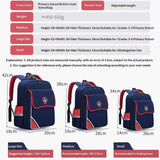 Oxford Zipper Closure Primary School Student's Schoolbag Grades 3-6 Boys Girls Kindergarten Lightened Back Support Backpack