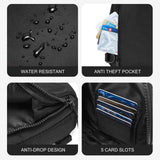 Gym Bag Sports Premium Nylon Waterproof Multi Color Double Side Women Pure Anti Theft Crossbody Sling Bag