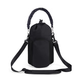Handheld Water Bottle Sleeve Aluminum Foil Insulated Cup Crossbody Shoulder Bag Convenient Outdoor Sports Bag Gym Bags