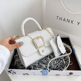Korean Fashion Ladies Hand Bags Women Shoulder Sling Chain Purse Luxury Lock Handbag for Women