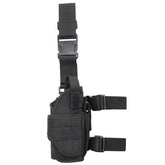 Multifunctional Lightweight Nylon Waist Pack Oxford Cloth Tactical Leg Bag Outdoor Sports Mountaineering Camping Zipper