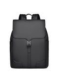 Backpack PU Large Capacity Casual Business Computer Bag Retro Waterproof Student Arcuate Shoulder Strap Travel Laptop Bag