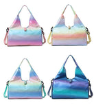 Lightweight Duffel Bag Durable Anti-wear Beautiful Women's Fitness Bag Large Capacity Multi-layer Cool Yoga Gym Bag