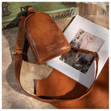 Women's Vegan PU Leather Crossbody Shoulder Sling Bag Customizable Chest Bag Popular Fashion for Summer Zipper Closure