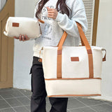 New Oxford Fashion Two-Piece Travel Bag Set Large Capacity Waterproof Storage Can Be Attached Trolley Gym Bag Unisex Hand