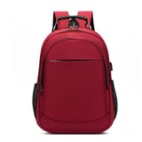 Men's College Student Fashionable Casual Lightweight Water-Resistant Oxford Backpack Outdoor Travel European Style Travel Bag