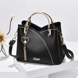 Brand Fashion Hot Selling Latest Tote Women PU Polyester Single Lady Leather Large Shoulder Hand Bag