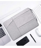 Water Resistant Nylon Laptop Sleeve Case Bag for Macbook Padded Compartments Accessory Storage