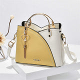 Brand Fashion Hot Selling Latest Tote Women PU Polyester Single Lady Leather Large Shoulder Hand Bag
